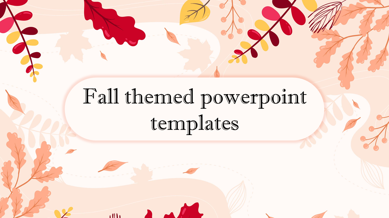 Fall themed powerpoint templates